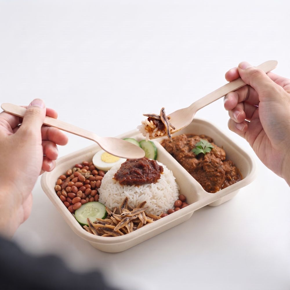 2 wooden fork and spoon supplier Klang Valley
