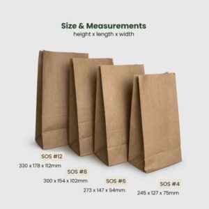 Recycled SOS Paper Bag