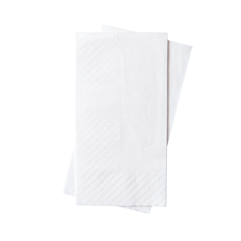 Dinner Napkin 2PLY Plain White 2
