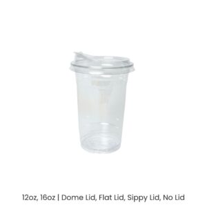PET Cup with sippy lid KL