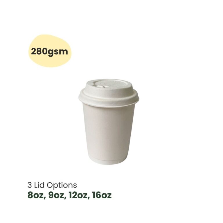 white 280gsm double wall hot cup wholesale Malaysia