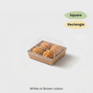 Pastry box with high PET lid wholesale KL