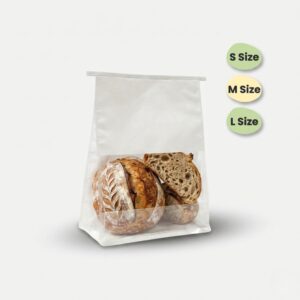 greasoproof tin tie bakery bag with window wholesale supplier KL