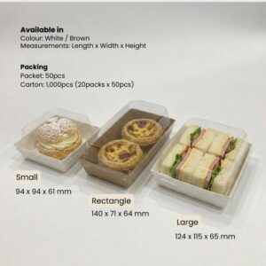 pastry box rectangle supplier kl