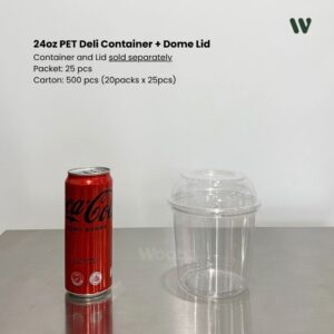 24oz PET High Container supplier Selangor