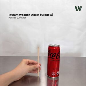 wooden coffee stirrer 140mm supplier kl