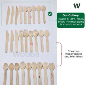 PXL 102 048 16cm Wooden Cutlery