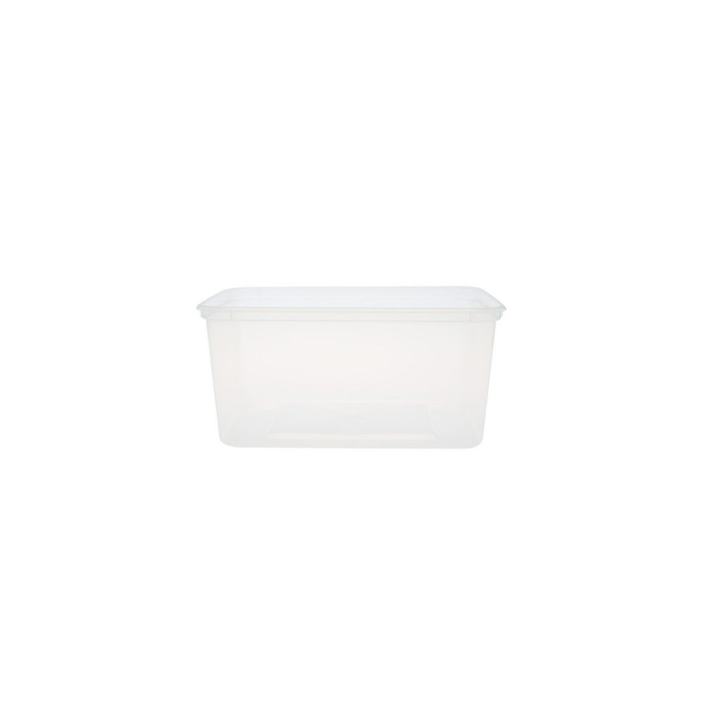 Plastic Square Container with Lid - Wooba - Order Online 24/7 Malaysia