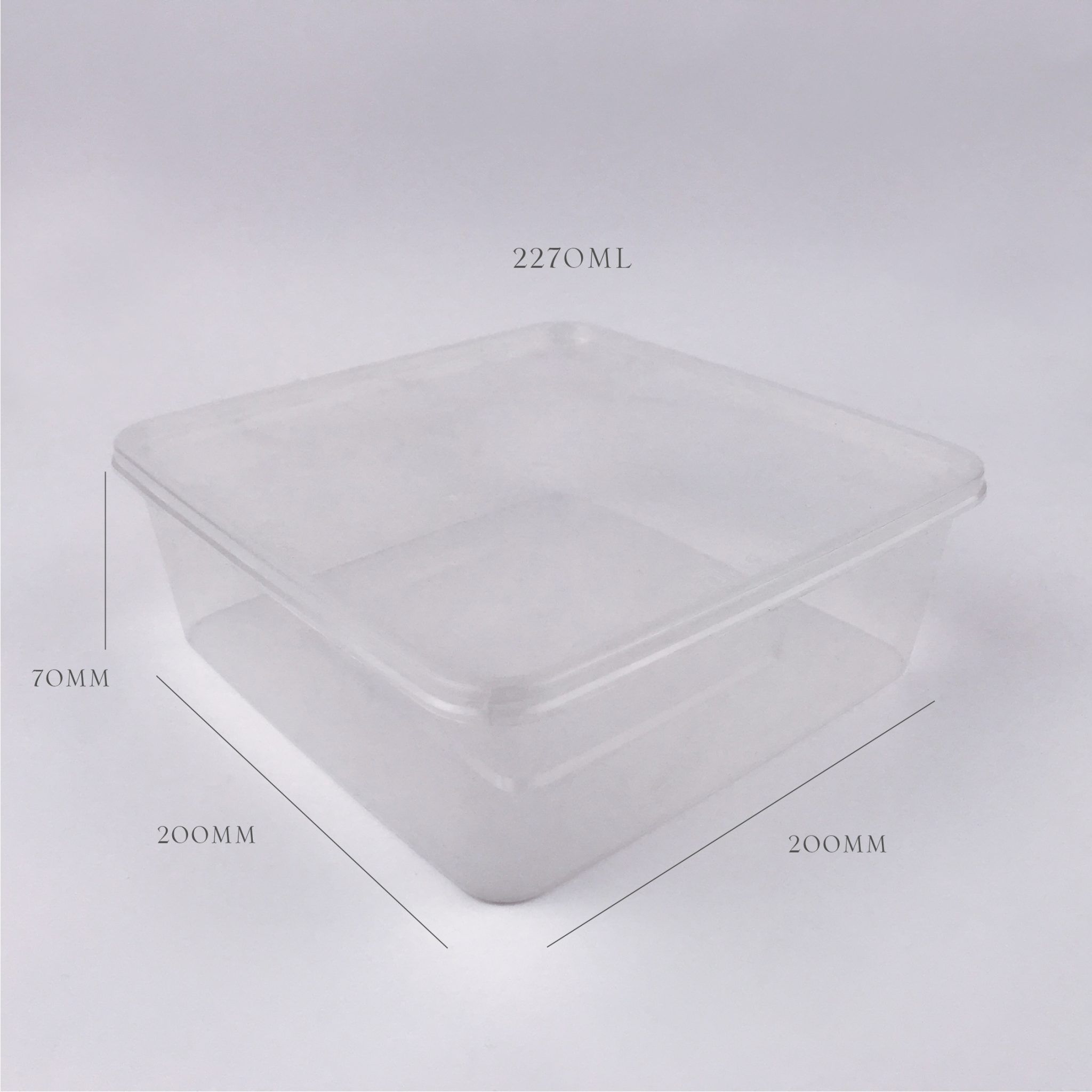 Microware MS SQ1500 Square Container